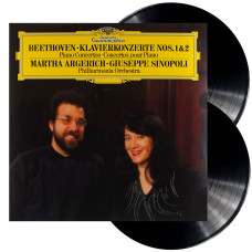 Beethoven - Martha Argerich, Giuseppe Sinopoli, Philharmonia Orchestra – Klavierkonzerte Nos. 1 & 2 (2 LP)