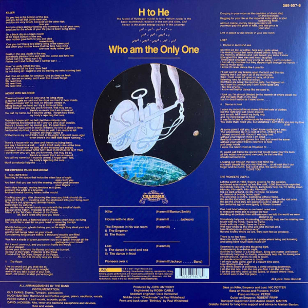 Van Der Graaf Generator - H To He Who Am The Only One (LP)