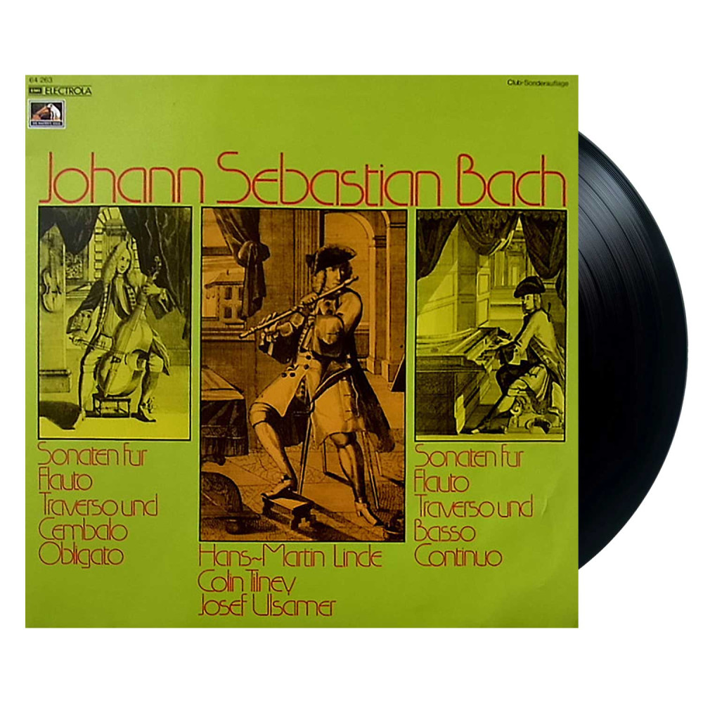 J. S. Bach, (Linde, Tilney, Ulsamer) Sonaten Für Flauto Traverso & Cembalo Obligato Sonaten Für Flauto Traverso & Basso Continuo (LP)