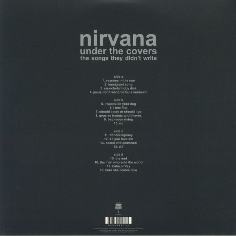Nirvana - Under The Covers (The Songs They Didn't Write) (2 LP)