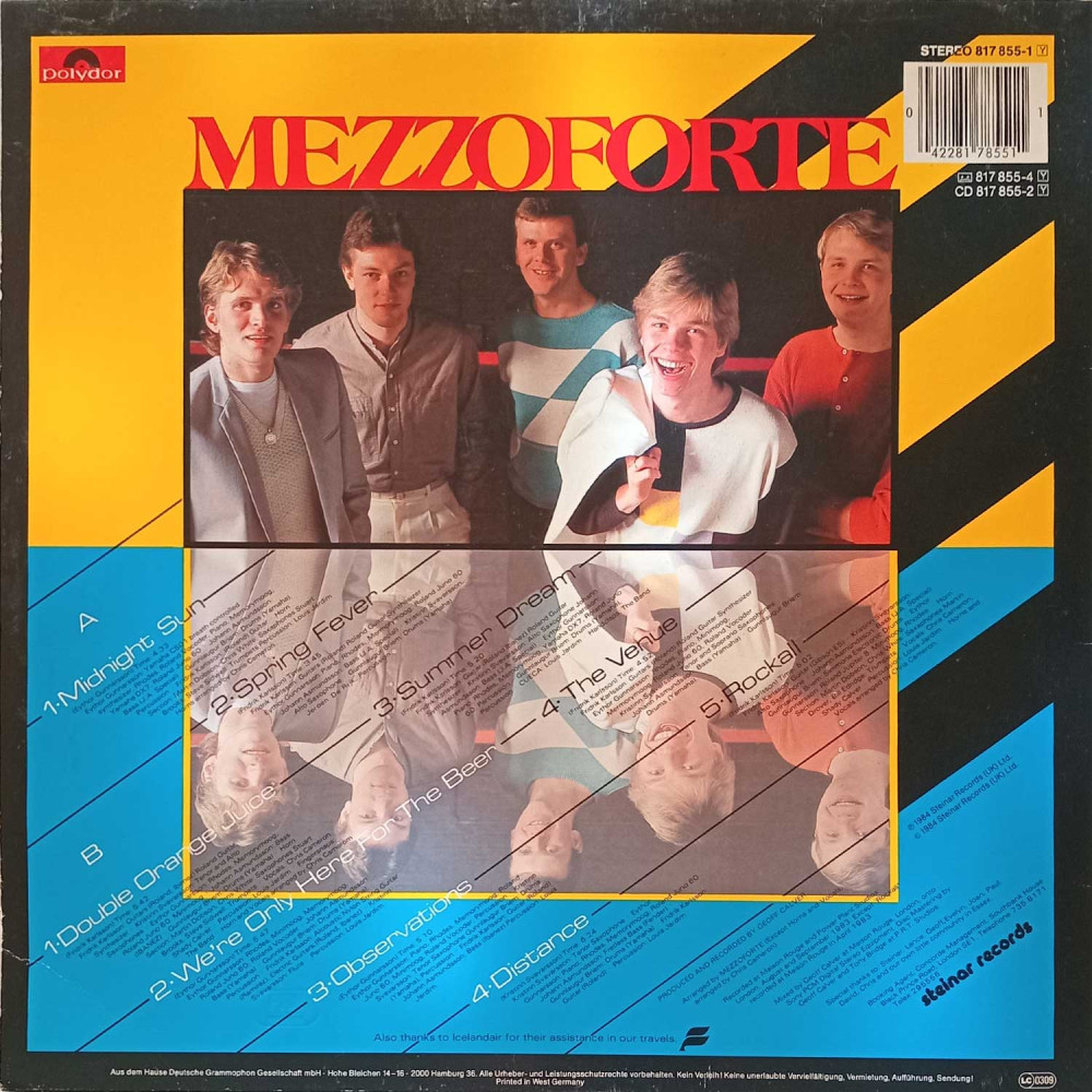 Mezzoforte - Observations (1St Press) (LP)