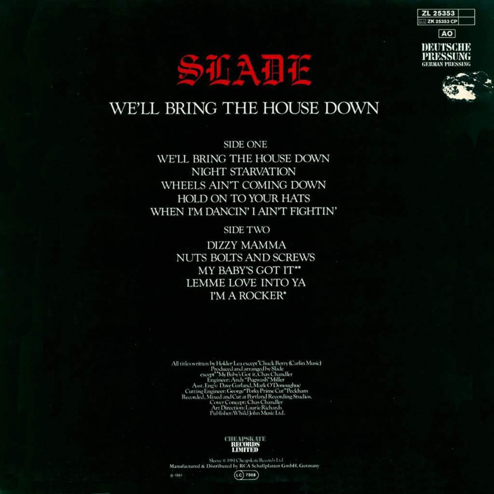 Slade – We'll Bring The House Down (LP)