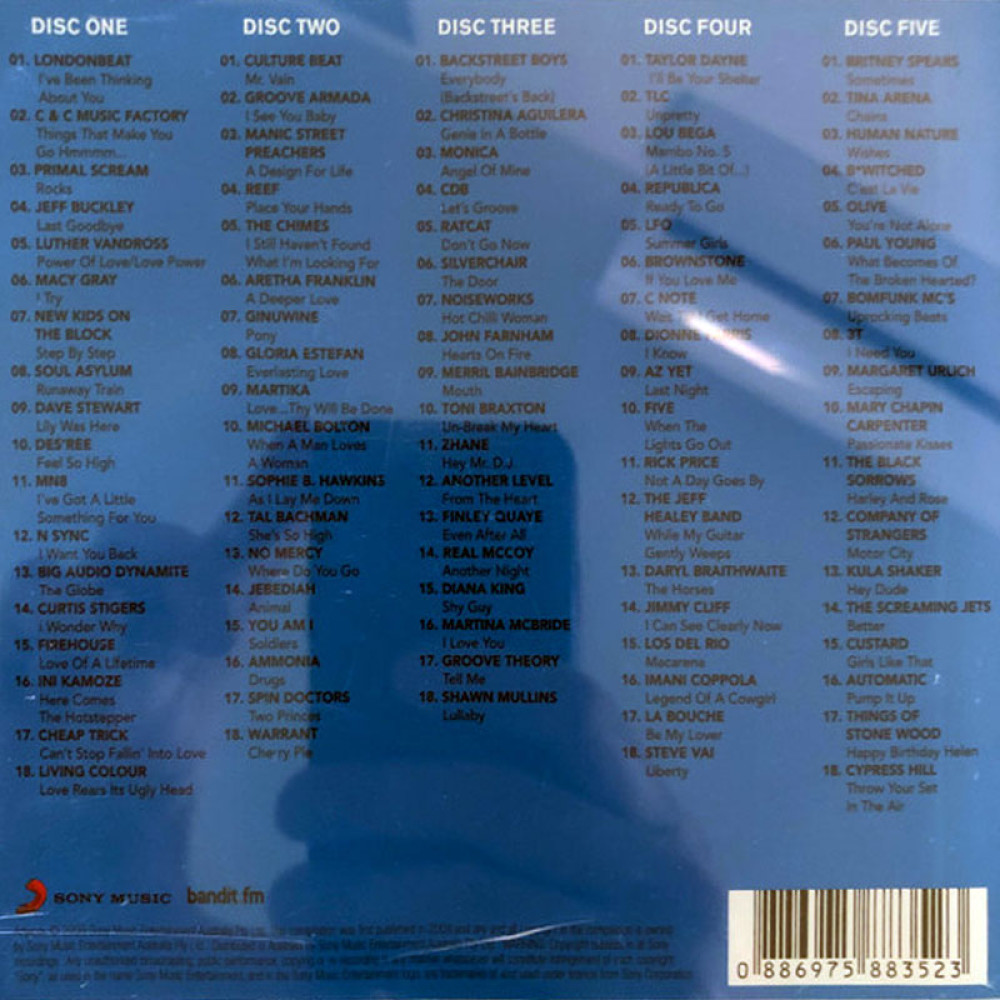 Various – Hits + Stars Nineties (5 CD)