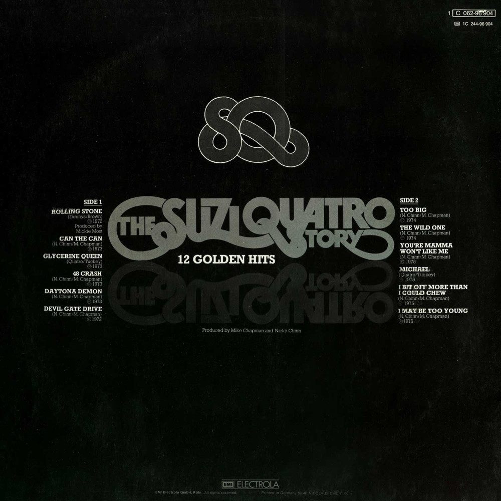 Suzi Quatro - The Suzi Quatro Story 12 Golden Hits (LP)