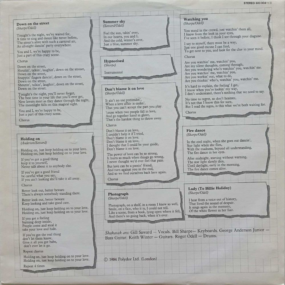 Shakatak - Down On The Street (LP)