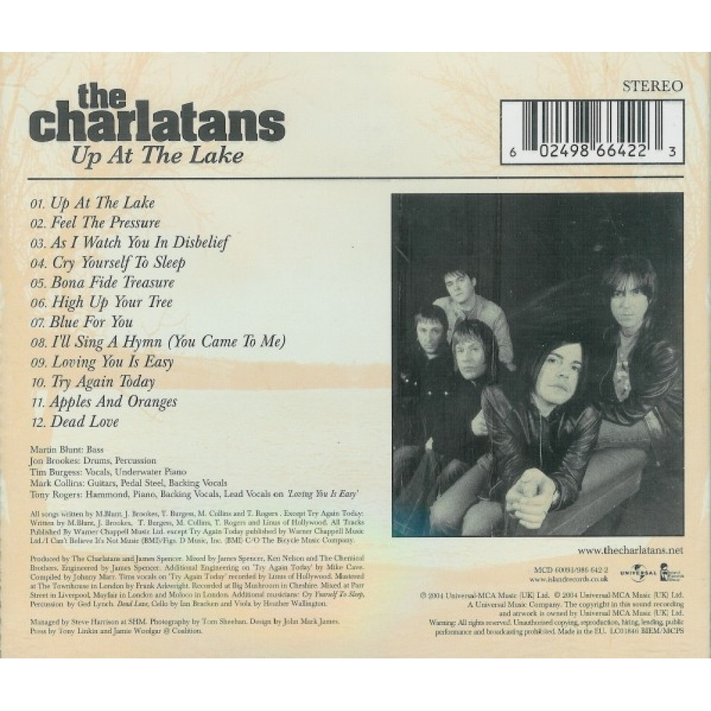The Charlatans - Up At The Lake (CD)