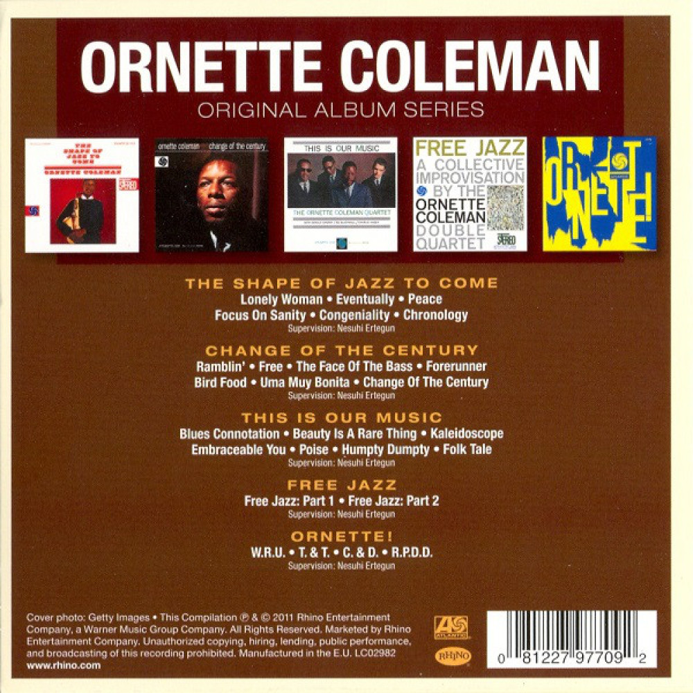 Ornette Coleman - Original Album Series (5 CD)