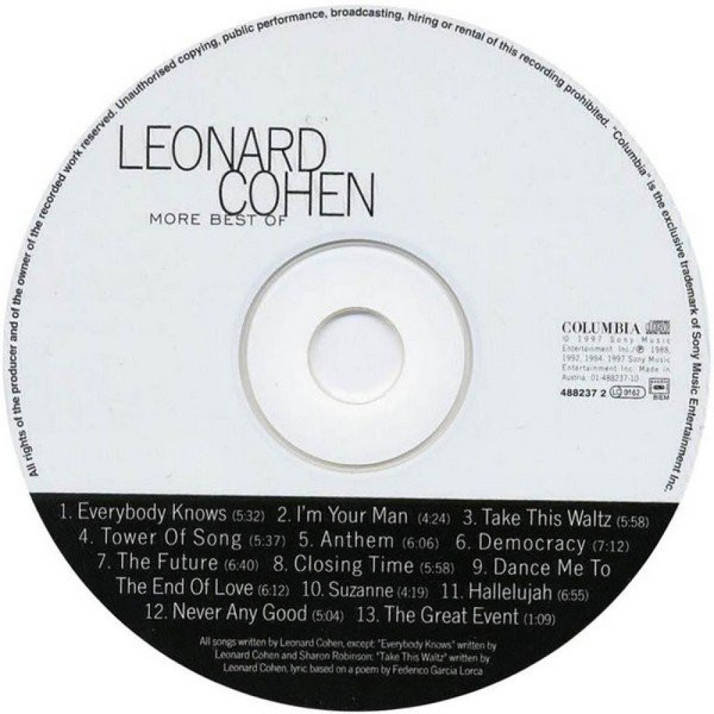 Leonard Cohen, More Best Of
