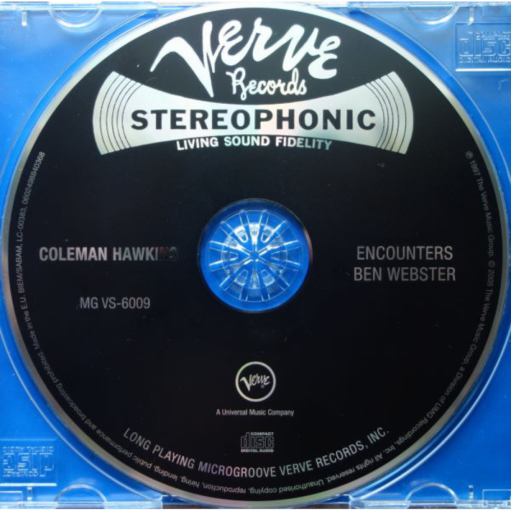 Coleman Hawkins / Ben Webster, Coleman Hawkins Encounters Ben Webster (USA) (CD)