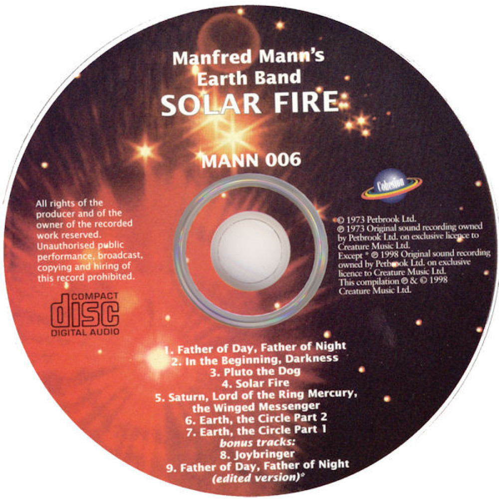 Manfred Mann's Earth Band, Solar Fire (1973)