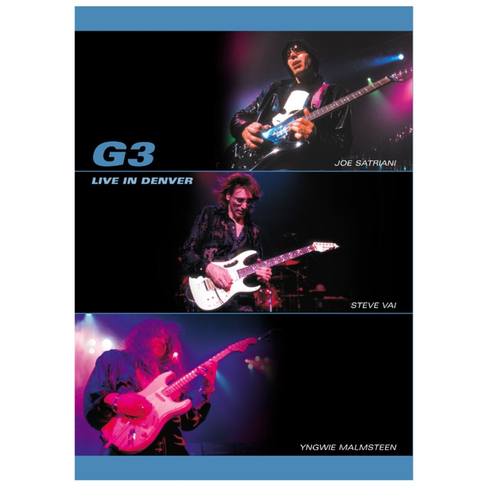 G3 - Joe Satriani, Steve Vai, Yngwie Malmsteen – G3 Live In Denver (DVD)