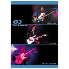 G3 (6), Joe Satriani, Steve Vai, Yngwie Malmsteen – G3 Live In Denver (DVD)