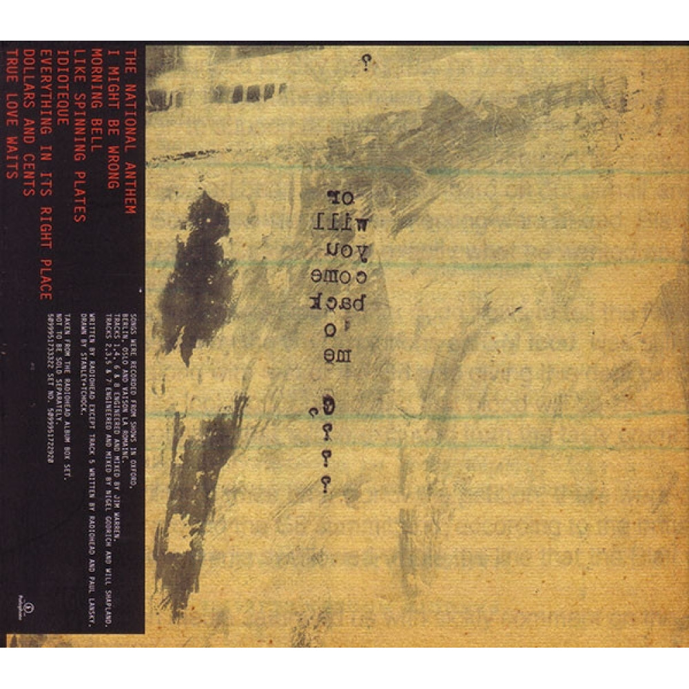 Radiohead, 5 Album Set (Pablo Honey, The Bends, Ok Computer, Kid A, Amnesiac)