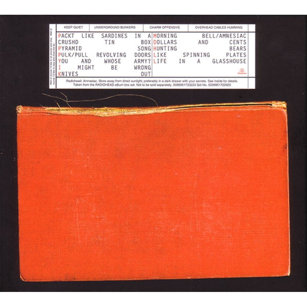 Radiohead, 5 Album Set (Pablo Honey, The Bends, Ok Computer, Kid A, Amnesiac)