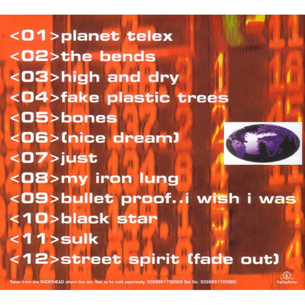 Radiohead, 5 Album Set (Pablo Honey, The Bends, Ok Computer, Kid A, Amnesiac)
