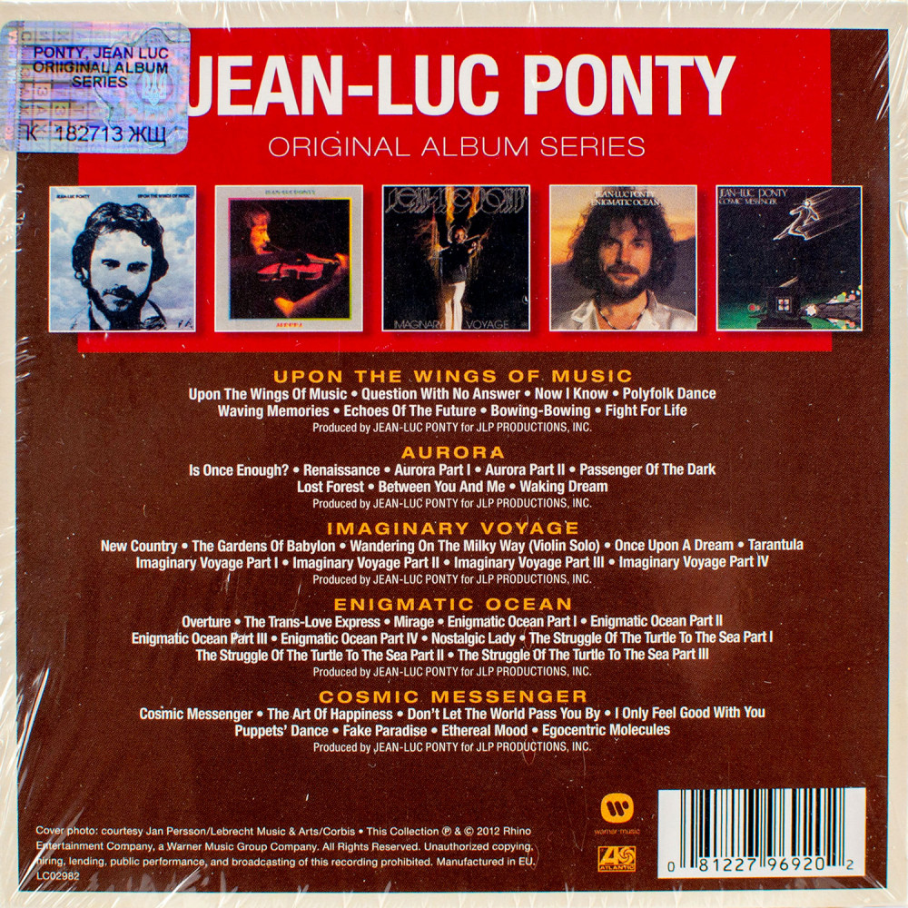 Jean-Luc Ponty, Original Album Series (5 CD)