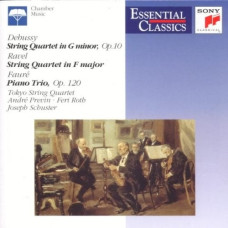 Debussy / Ravel / Faure, String Quartets & Piano Trio (Previn)