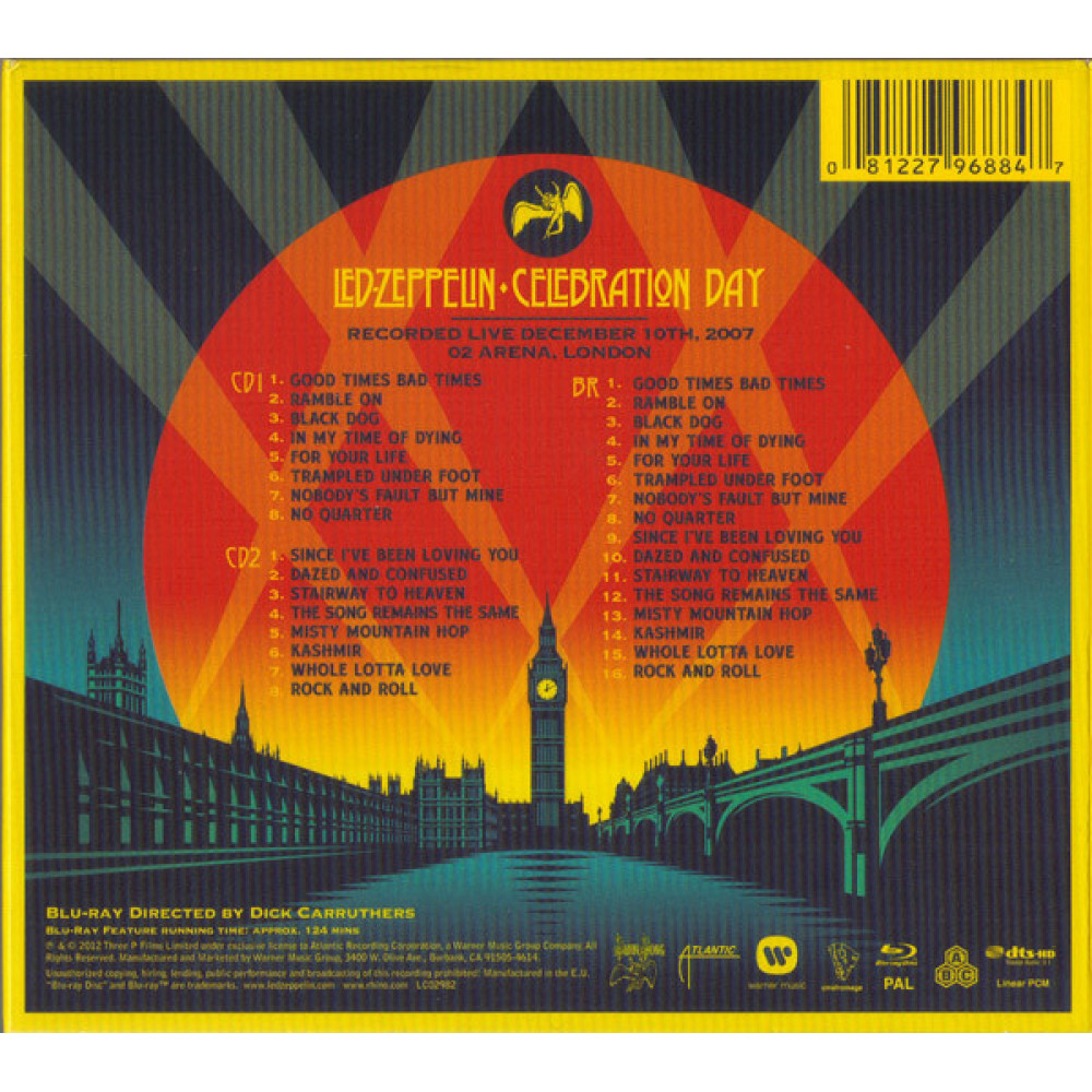 Led Zeppelin, Celebration Day (Blu-Ray+2 CD)