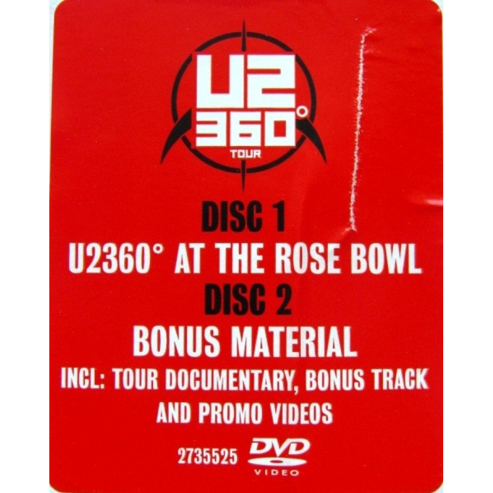 U2, 360 At The Rose Bowl