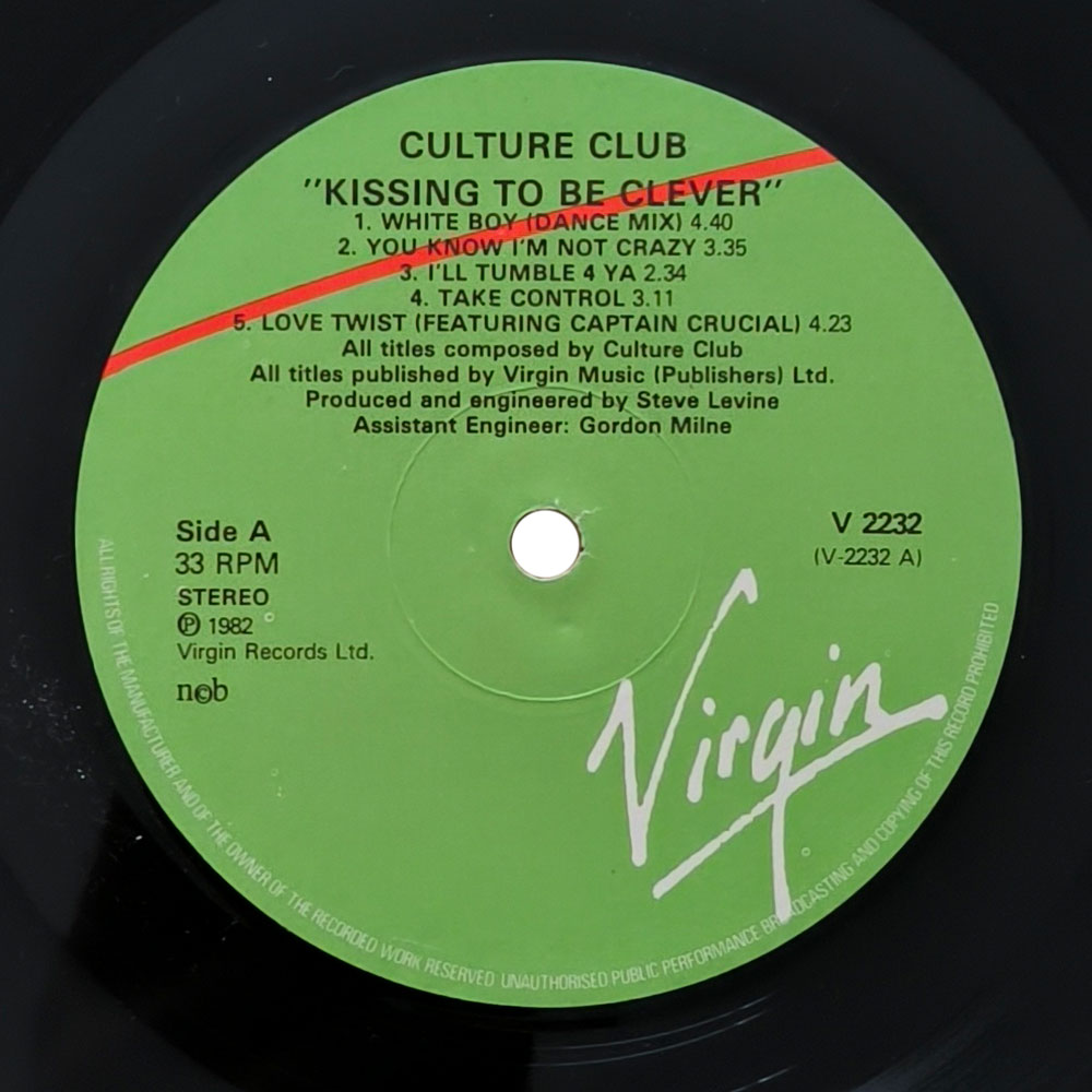 Culture Club - Kissing To Be Clever (LP)