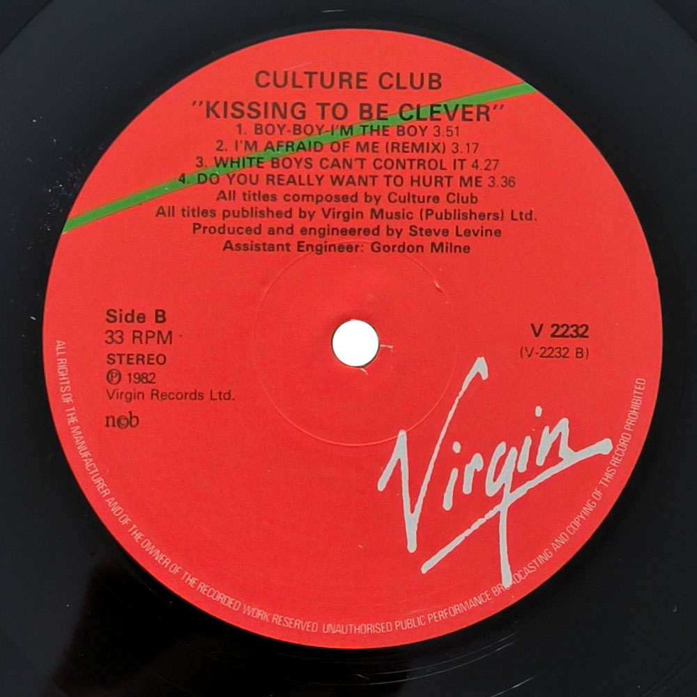 Culture Club - Kissing To Be Clever (LP)
