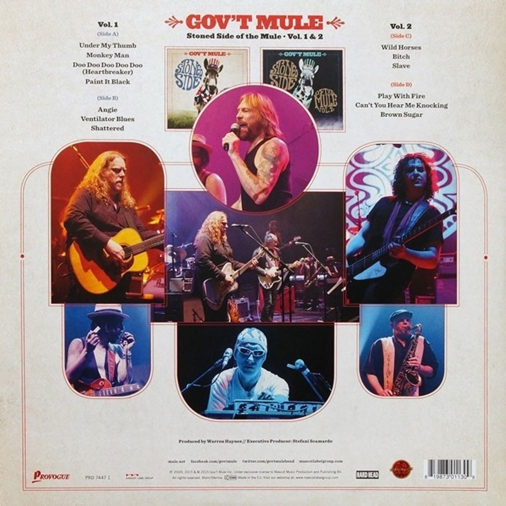 Gov`t Mule - Stoned Side Of The Mule Vol.1 & 2 (2LP)