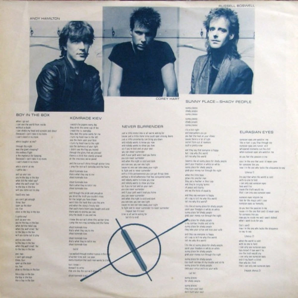 Corey Hart, Boy In The Box