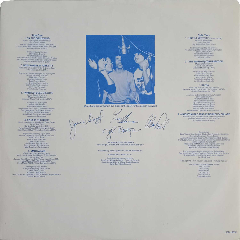 Manhattan Transfer - Mecca For Moderns (LP)