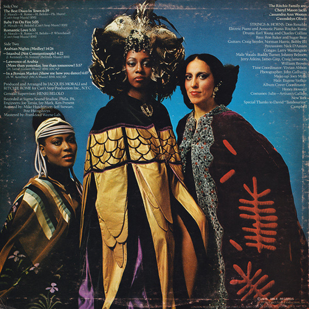 Ritchie Family, Arabian Nights (ABLE REC) (LP)