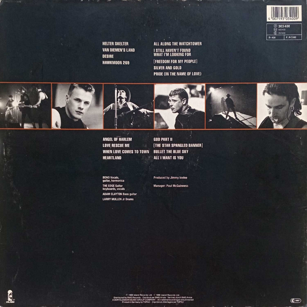 U2 - Rattle And Hum (G/F) (2LP)