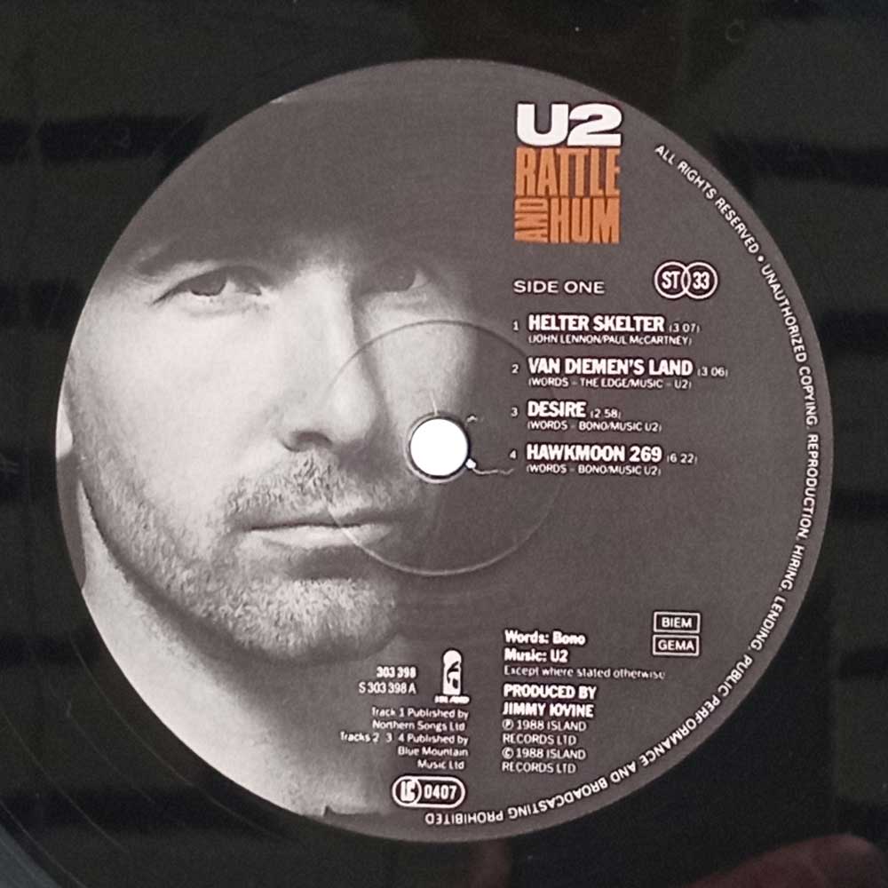 U2 - Rattle And Hum (G/F) (2LP)
