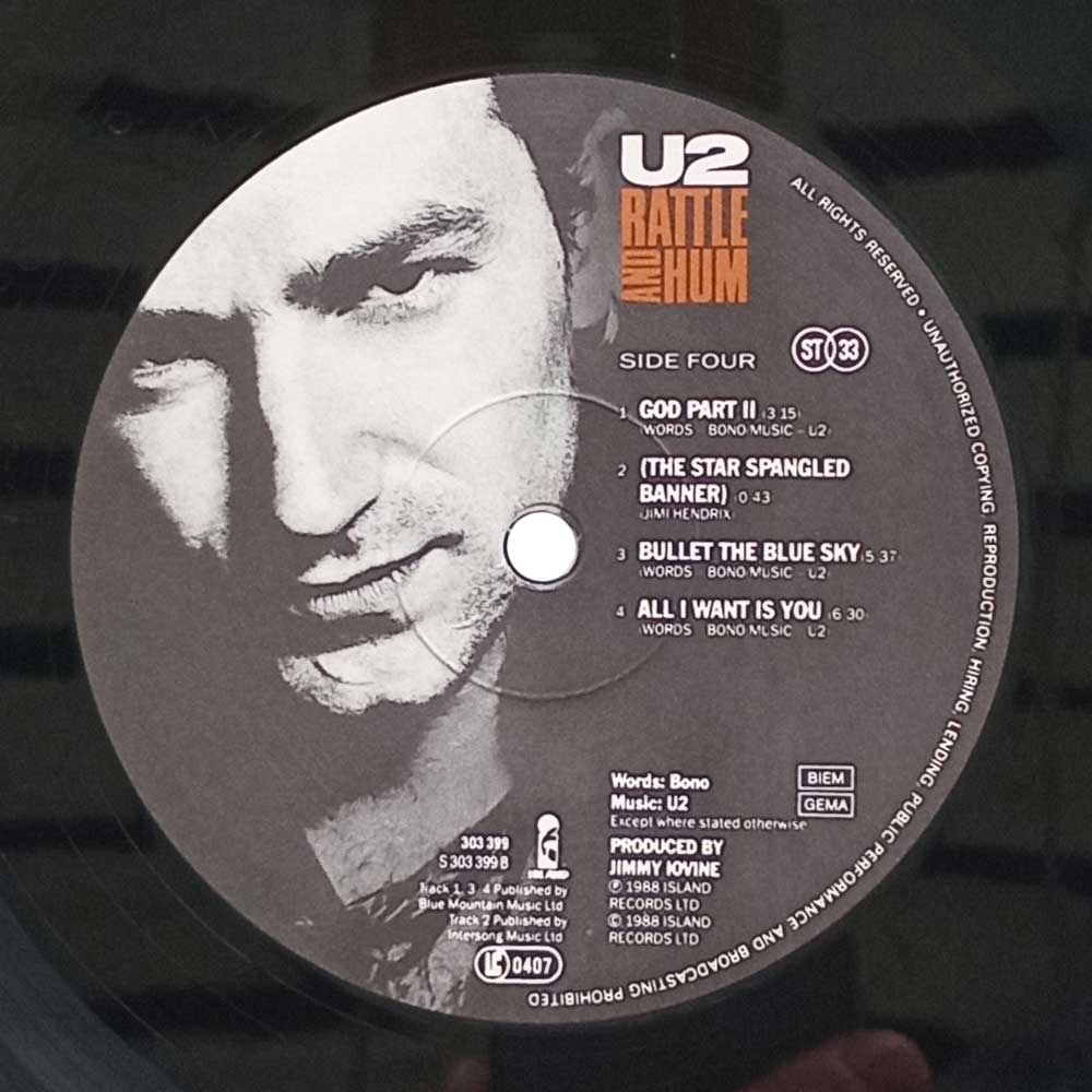 U2 - Rattle And Hum (G/F) (2LP)