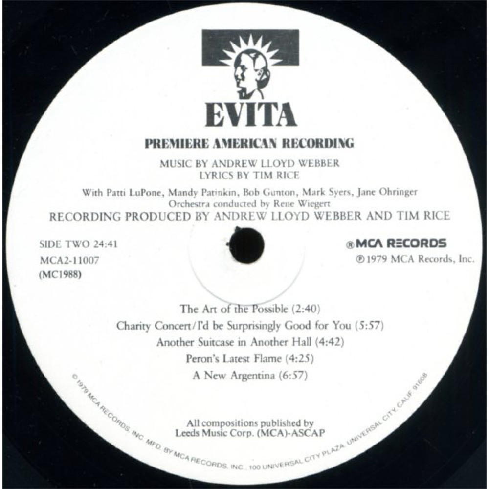 Andrew Lloyd Webber - Evita (2 LP)