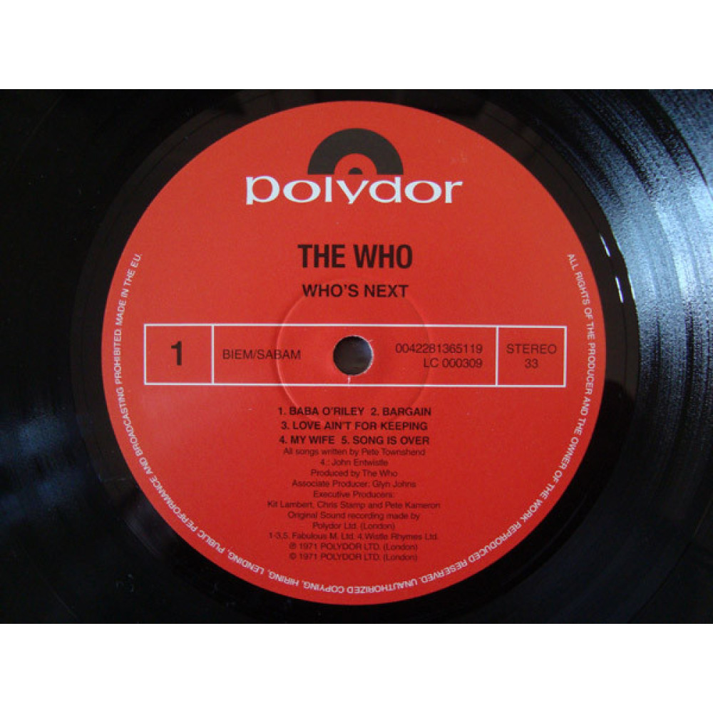 The Who, Who`s Next (LP)