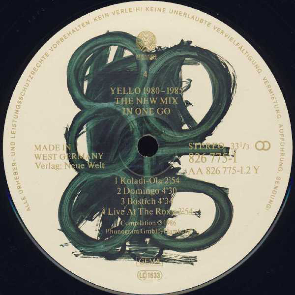 Yello - 1980-1985 The New Mix In One Go (2 LP)