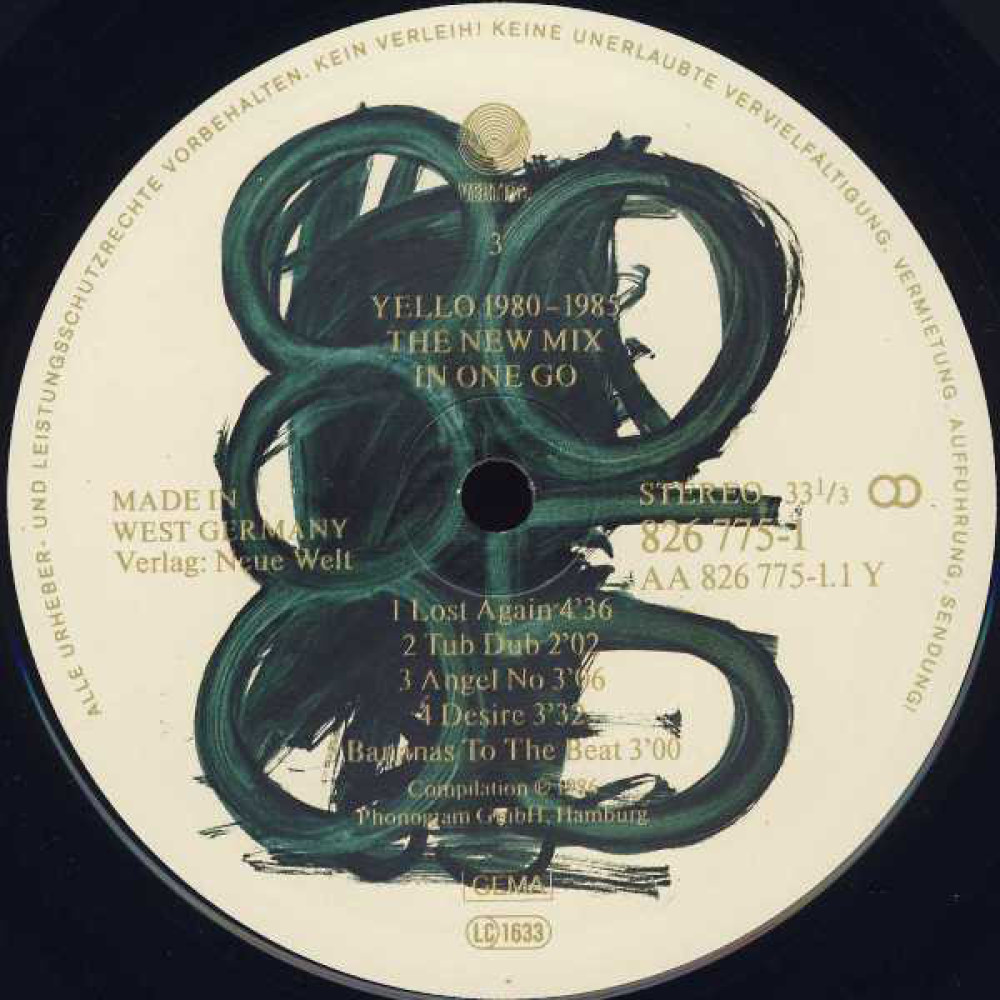 Yello - 1980-1985 The New Mix In One Go (2 LP)