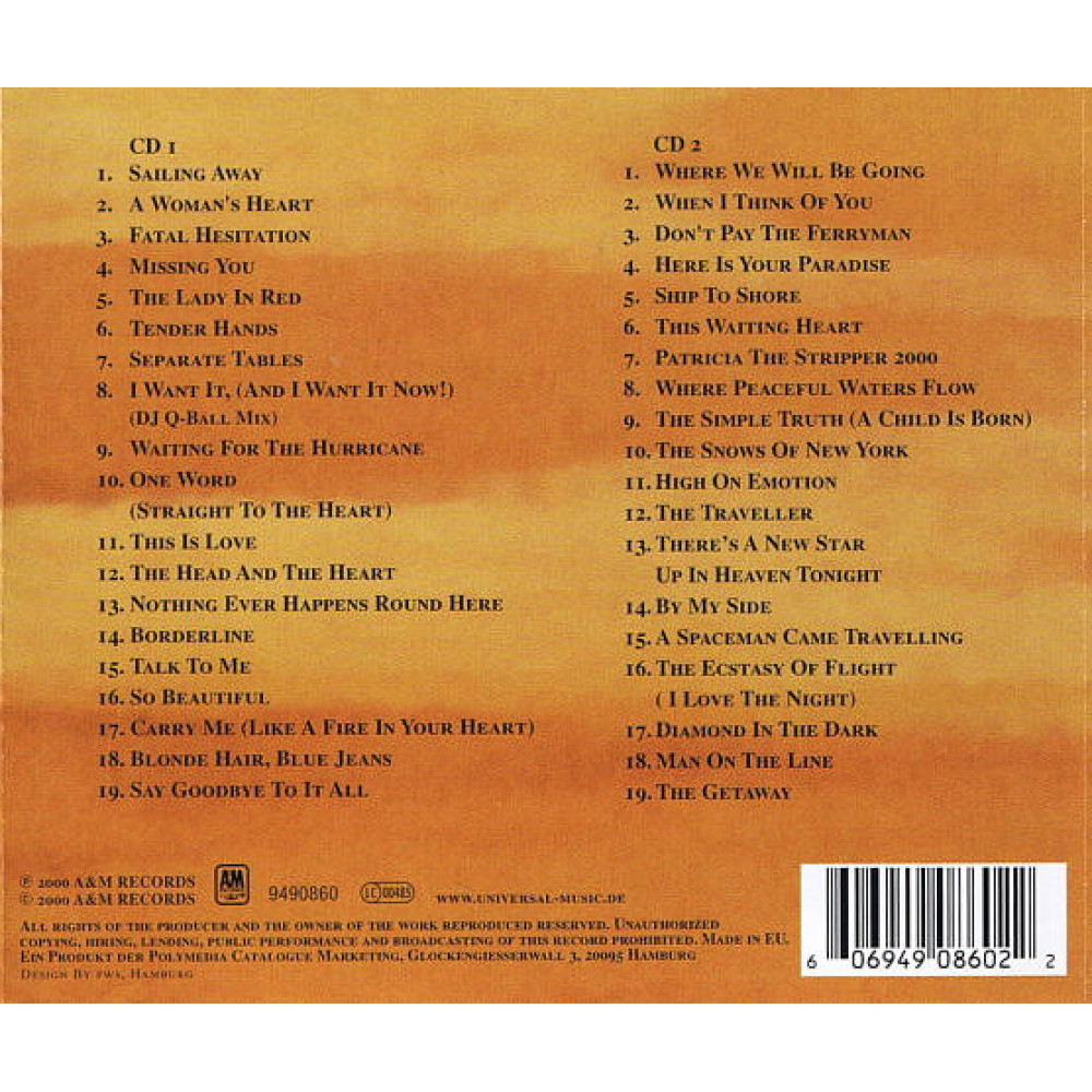 Chris de Burgh, The Ultimate Collection (2 CD)