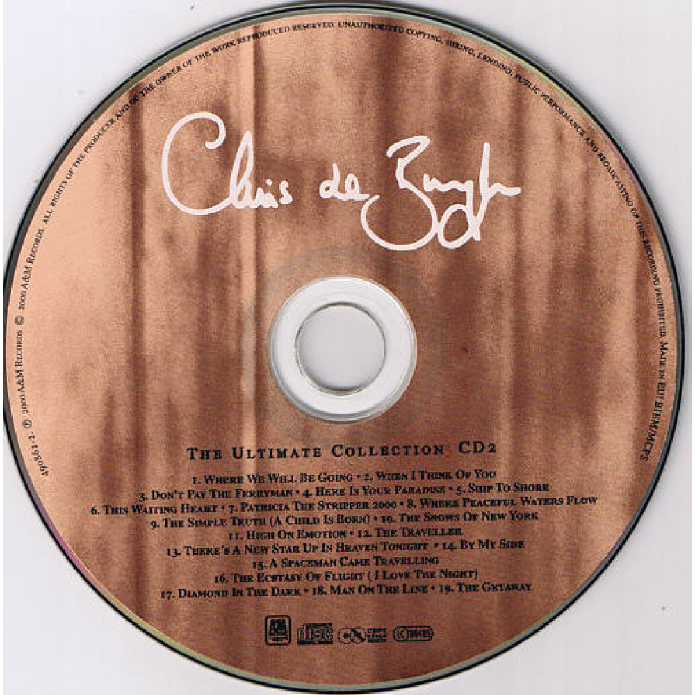 Chris de Burgh, The Ultimate Collection (2 CD)