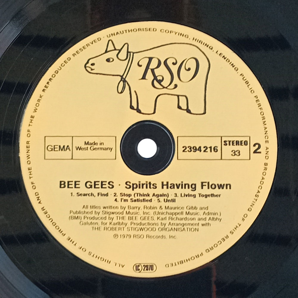 Bee Gees - Spirits Having Flown (LP)
