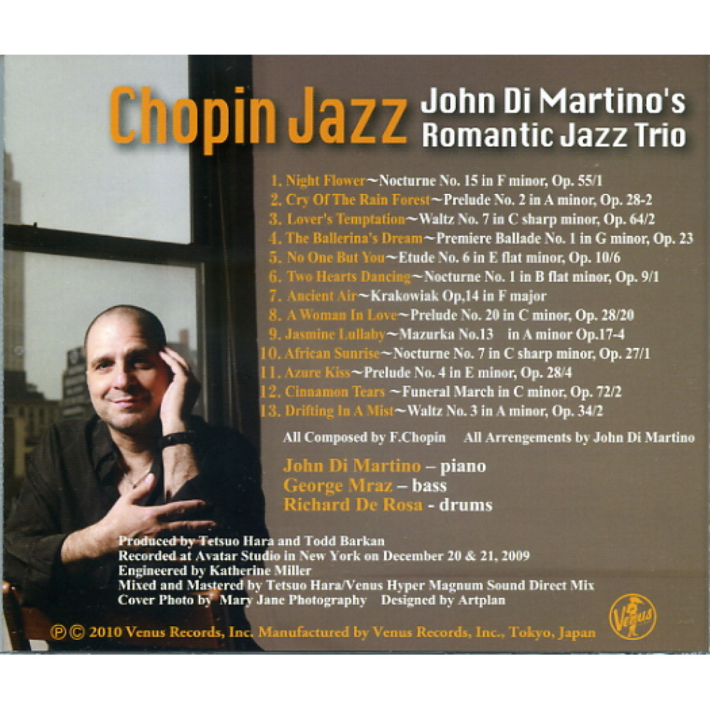 John Di Martino's Romantic Jazz Trio – Chopin Jazz (CD)
