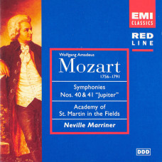 Mozart, Symphonies 40 & 41, «Jupiter» (Academy Of St.martin In The Fields, Neville Marriner) (1986-87)