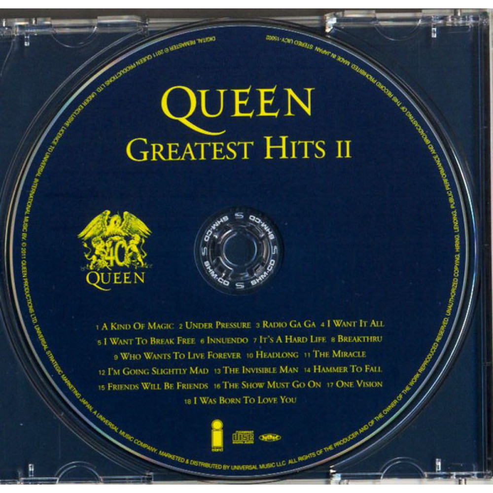 Queen, Greatest Hits 2 (+1 Bonus Tr For Japan SHM-CD)