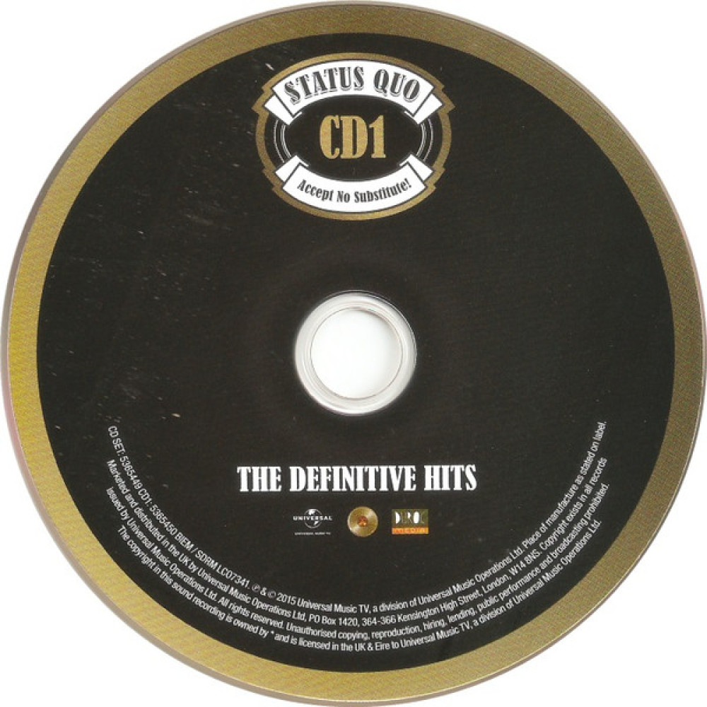 Status Quo, The Definitive Hits (3CD)