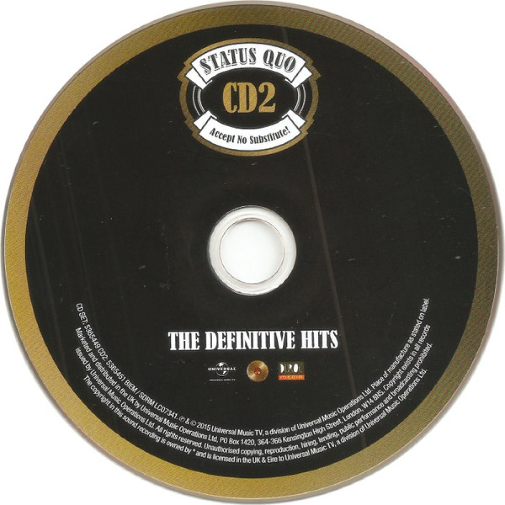Status Quo, The Definitive Hits (3CD)
