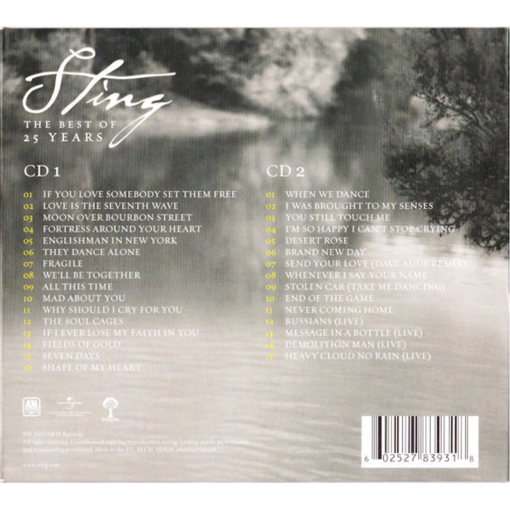 Sting, The Best Of 25 Years Special Edition (2 CD)