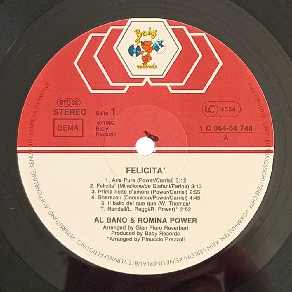 Al Bano & Romina Power - Felicita (LP)