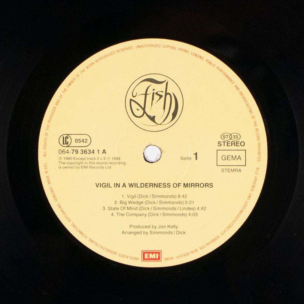 Fish, Vigil In A Wilderness Of Mirrors (LP)