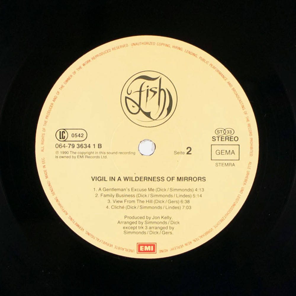 Fish, Vigil In A Wilderness Of Mirrors (LP)