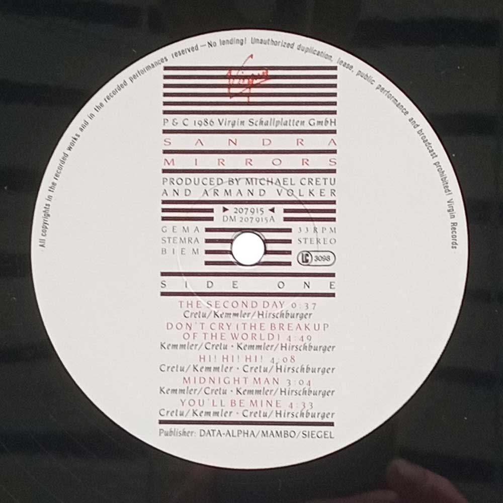 Sandra - Mirrors  (LP)