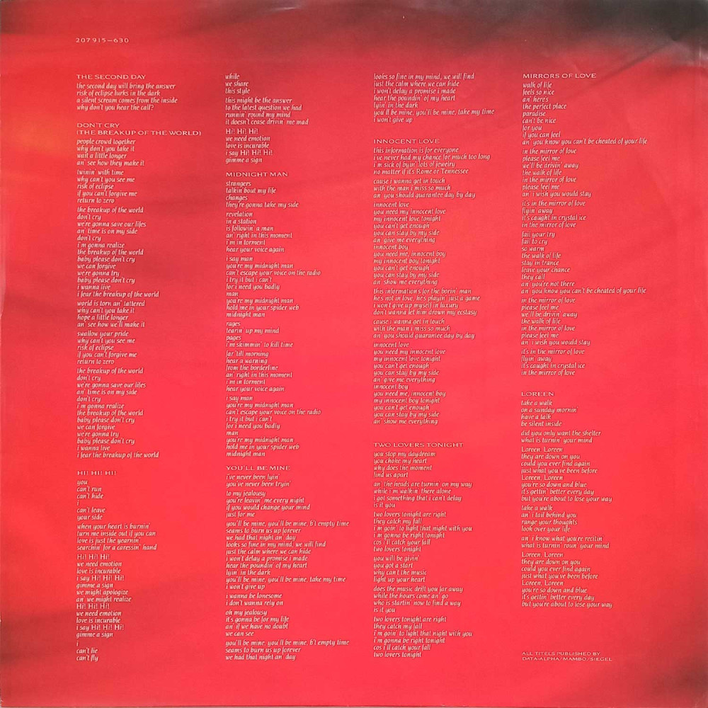 Sandra - Mirrors  (LP)